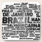 Brasilien-Korken-Untersetzer Getränkeuntersetzer (Vorderseite)