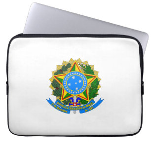brasilien land wappen symbol emblem stern flagge laptopschutzhülle