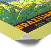 Brasilien (Leinwand) Poster (Ecke)