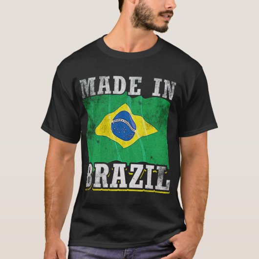Brasilien Made in Brazil T-Shirt (Vorderseite)