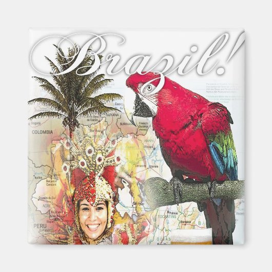 Brasilien Magnet (Vorne)