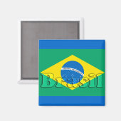 Brasilien Magnet (Vorderseite/Rückseite)