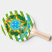 Brasilien-Mantelarme Tischtennis Schläger (Seitenansicht)