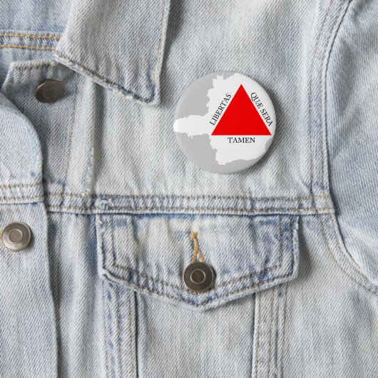 BRASILIEN-MINAS GERAIS-Flaggenkarte Button (Beispiel)