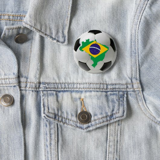 Brasilien-Nationalmannschaft Button (Beispiel)
