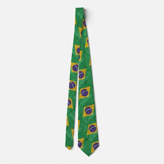 Brasilien Neck Tie Krawatte (Rückseite)