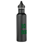 Brasilien Nr. 10 - Jersey Style - Seleção Edelstahlflasche (Links)