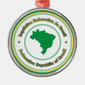 Brasilien Ornament Aus Metall (Vorne)