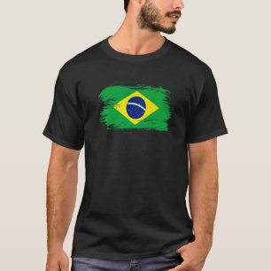 Brasilien Outfit Brasilien Flaggenzeichen I Liebe T-Shirt