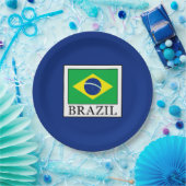 Brasilien Pappteller (Party)