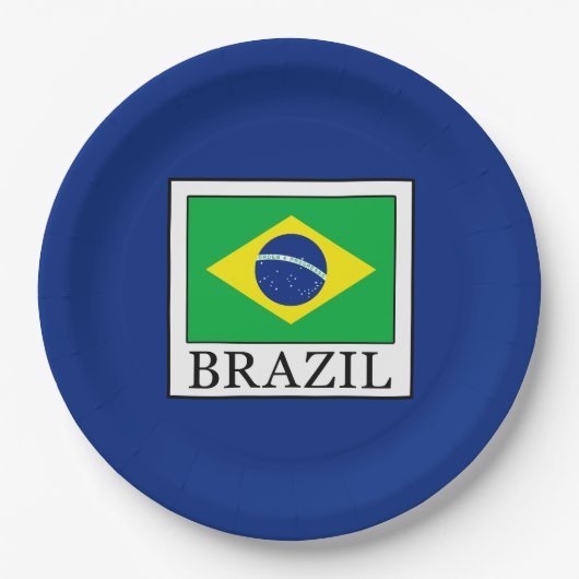 Brasilien Pappteller (Vorderseite)