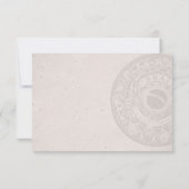 Brasilien Passport Wedding RSVP Card Karte (Rückseite)