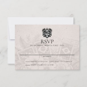 Brasilien Passport Wedding RSVP Card Karte
