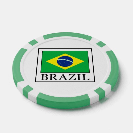 Brasilien Pokerchips (Einzeln)