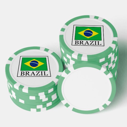 Brasilien Pokerchips (Stapel)