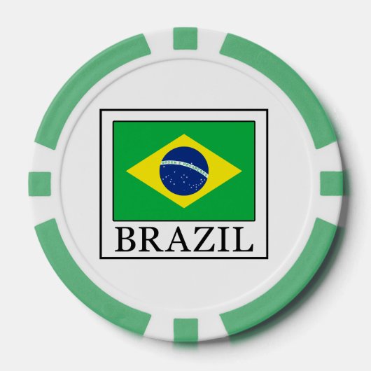 Brasilien Pokerchips (Vorderseite)