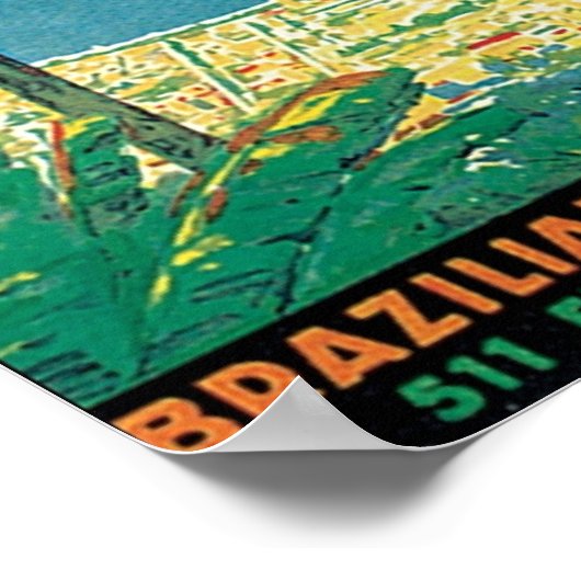 Brasilien Poster (Ecke)