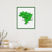 Brasilien Poster (Küche)