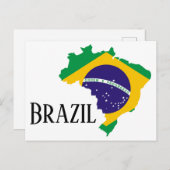 Brasilien Postkarte (Vorne/Hinten)