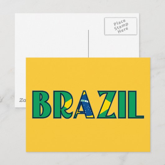 Brasilien Postkarte (Vorne/Hinten)