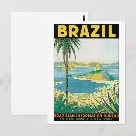 Brasilien Postkarte (Vorne/Hinten)