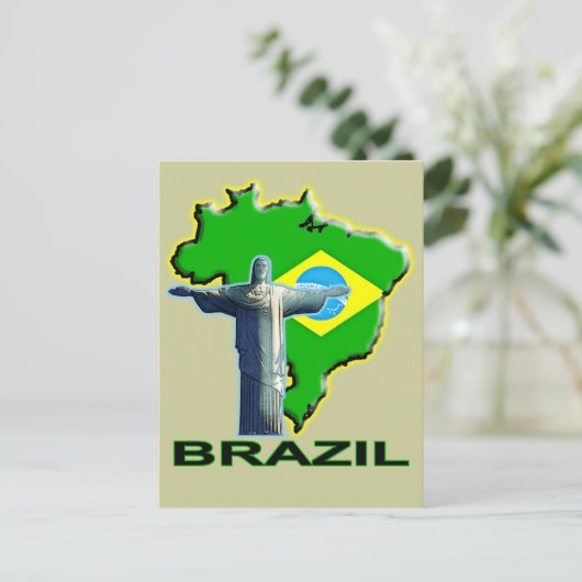 Brasilien Postkarte (Stehend Vorderseite)