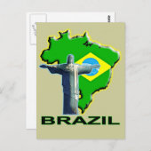 Brasilien Postkarte (Vorne/Hinten)
