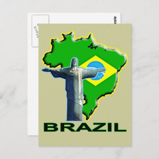 Brasilien Postkarte (Vorne/Hinten)