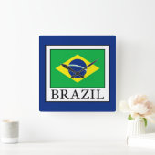 Brasilien Quadratische Wanduhr (Zuhause)