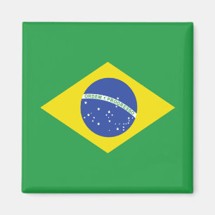 Brasilien-Qualitäts-Flagge Magnet