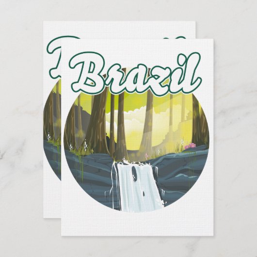 Brasilien - Rainforest Logo (Vorne/Hinten)