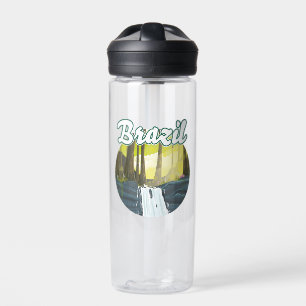 Brasilien - Rainforest Logo Trinkflasche
