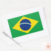 Brasilien Rechteckiger Aufkleber (Umschlag)