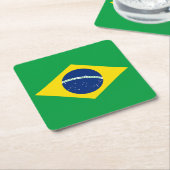 Brasilien Rechteckiger Pappuntersetzer (angewinkelt)
