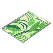 Brasilien Regenwald Vintager Urlaubstext Notizblock (Linke Seite)