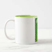 Brasilien Regenwaldfrosch Reiseplakat Zweifarbige Tasse (Links)