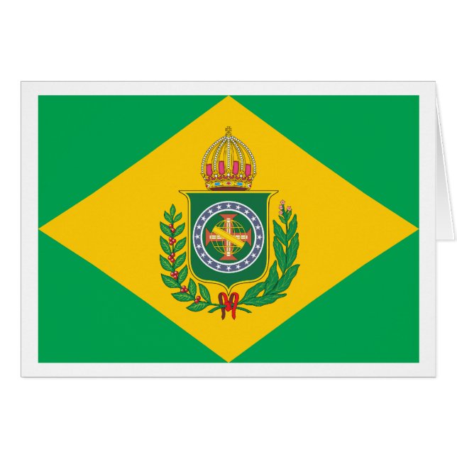 Brasilien-Reich-Flagge (Vorderseite (Horizontal))