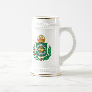 Brasilien-Reich-Wappen Bierglas