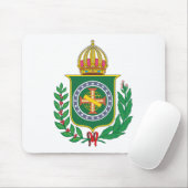 Brasilien-Reich-Wappen Mousepad (Mit Mouse)