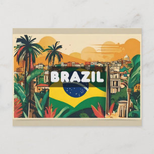 Brasilien Reise Urlaub Erinnerung Postkarte