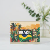 Brasilien Reisegedächtnis Postkarte (Stehend Vorderseite)