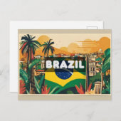 Brasilien Reisegedächtnis Postkarte (Vorne/Hinten)