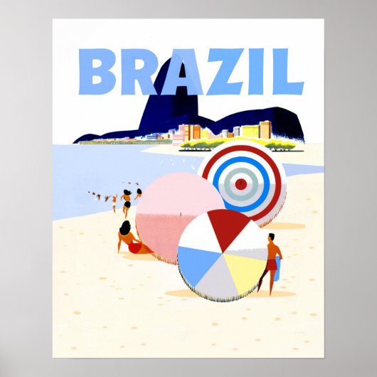 Brasilien Reiseplakat Poster (Vorne)