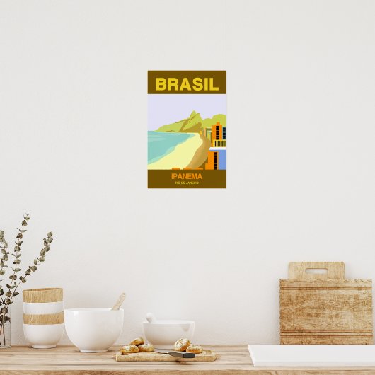 Brasilien Reiseplakat Poster (Küche)