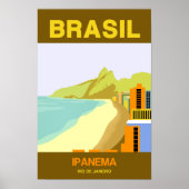 Brasilien Reiseplakat Poster (Vorne)