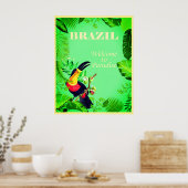 Brasilien Reiseplakat Poster (Küche)