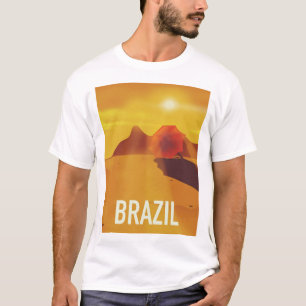Brasilien Reiseplakat T-Shirt