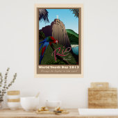 Brasilien-Reiseposter Poster (Küche)