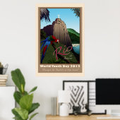 Brasilien-Reiseposter Poster (Heimbüro)
