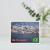 Brasilien - Rio De Janeiro - Hafen - Postkarte (Stehend Vorderseite)